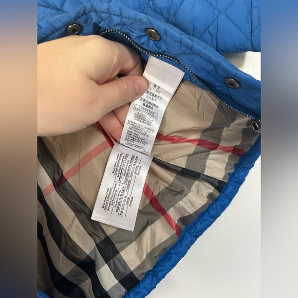 NWOT Burberry Boys Quilted Jacket 9 Months - Picture 6 of 12